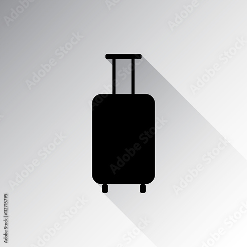 Luggage icon. Vector illustration