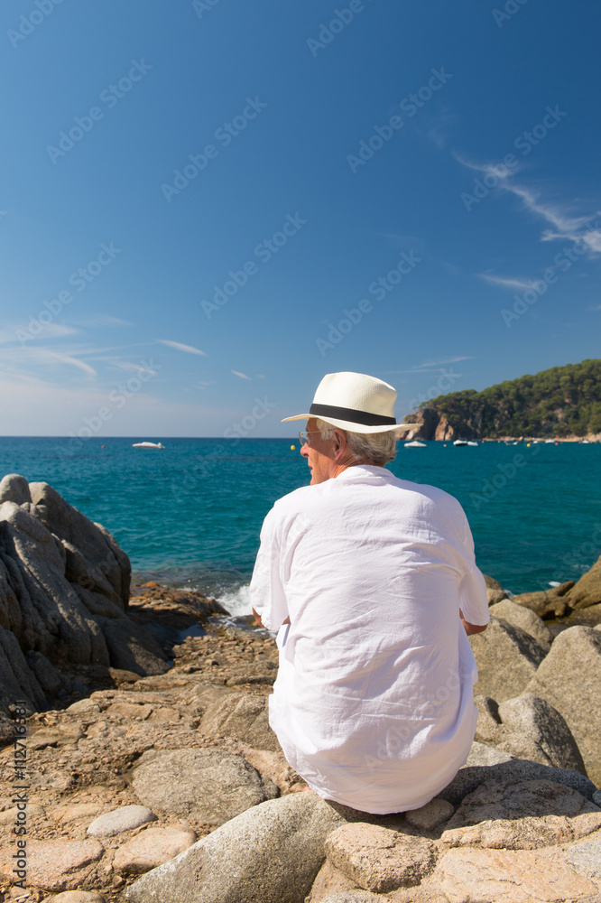 Man at the beach