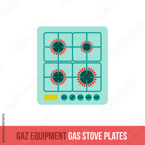 vector flat icon gas equipment