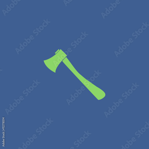 The ax icon. Axe symbol.