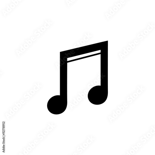Music icon. Vector illustration