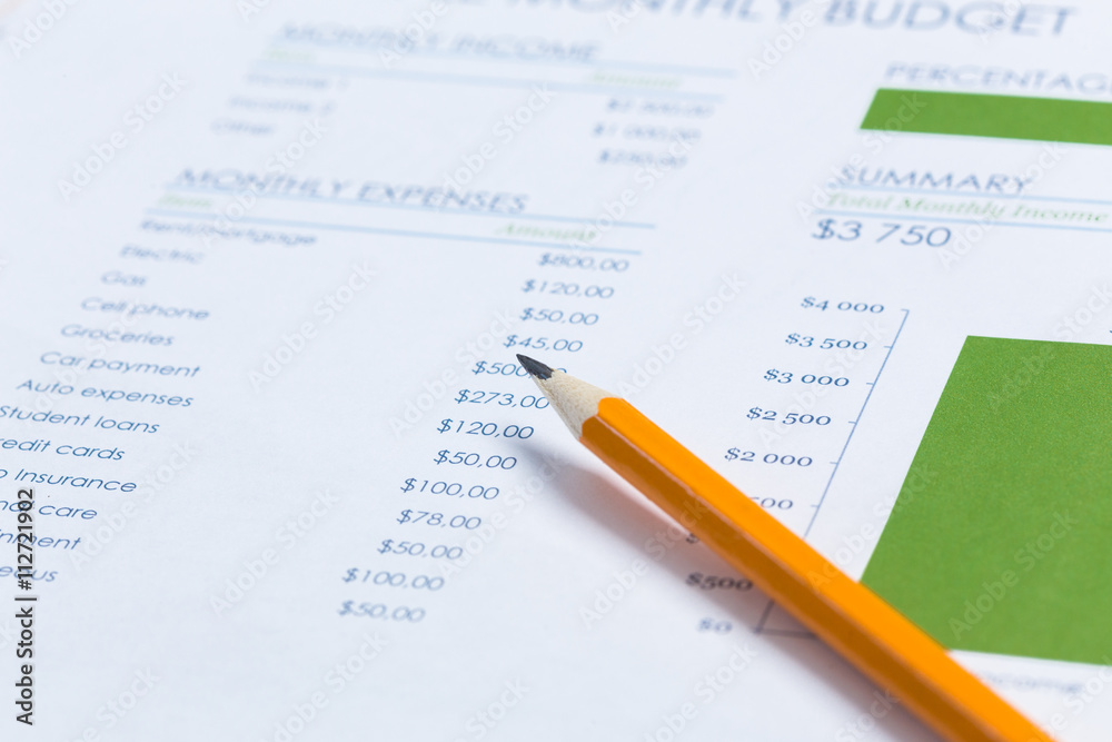 financial graph and chart financial graph and chart