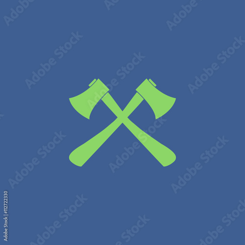 The ax icon. Axe symbol.