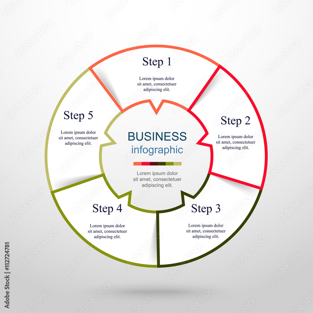 Vector infographic template Vector infographic template