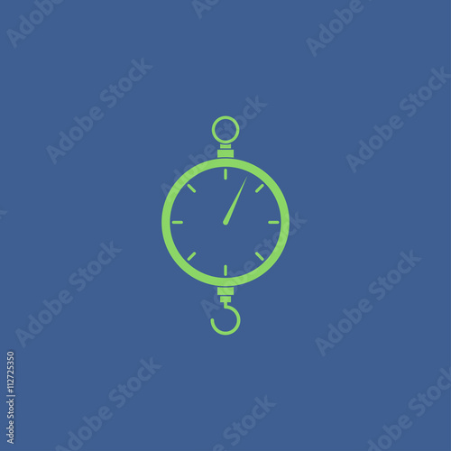 scales icon. Flat design style