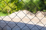 Steel wire mesh fence