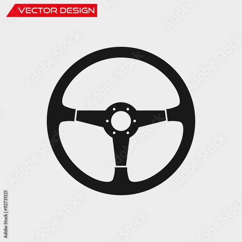 Steering wheel icon