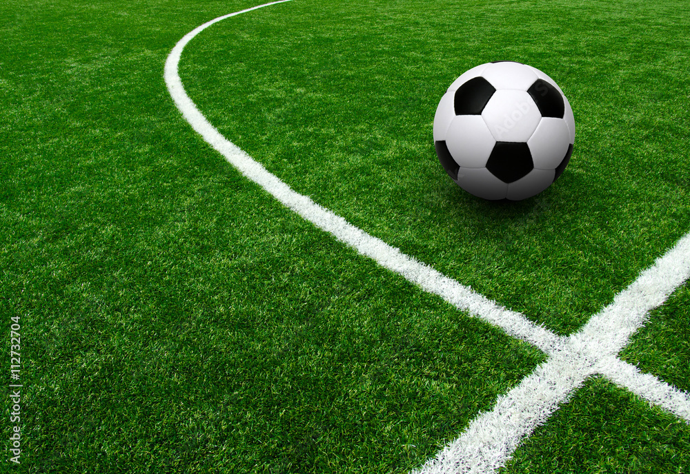 Soccer on the stadium Soccer on the stadium