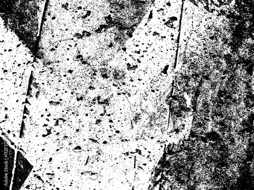 Distressed texture overlay. Vector background