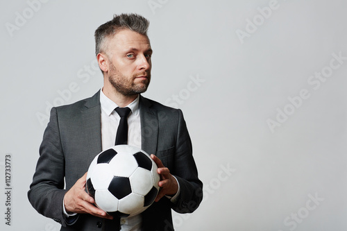Coach of soccer