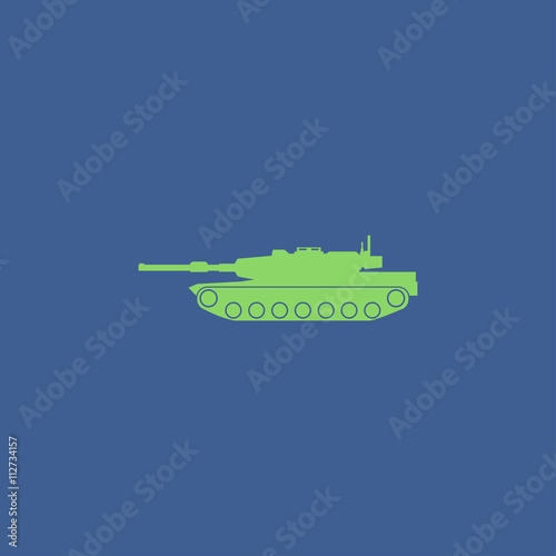 Tank icon. Vector concept illustration for design