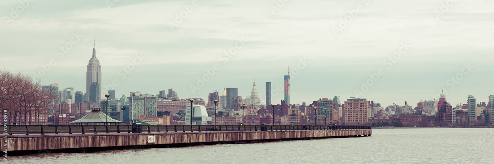 Fototapeta premium Manhattan Skyline from Hoboken
