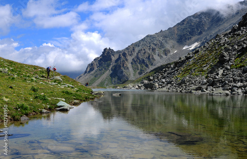 Schweiz: Furtschella Bergsee im Oberengadin 