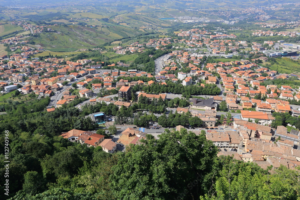 The Republic of San Marino. General view The Republic of San Marino. General view