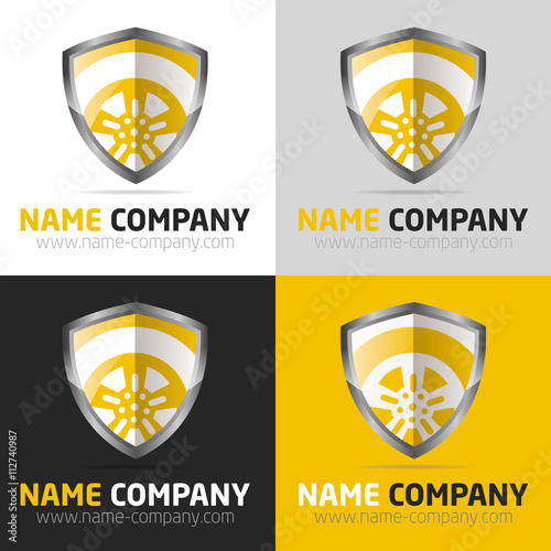 logo contrôle dépanneuse sécurité routière jaune