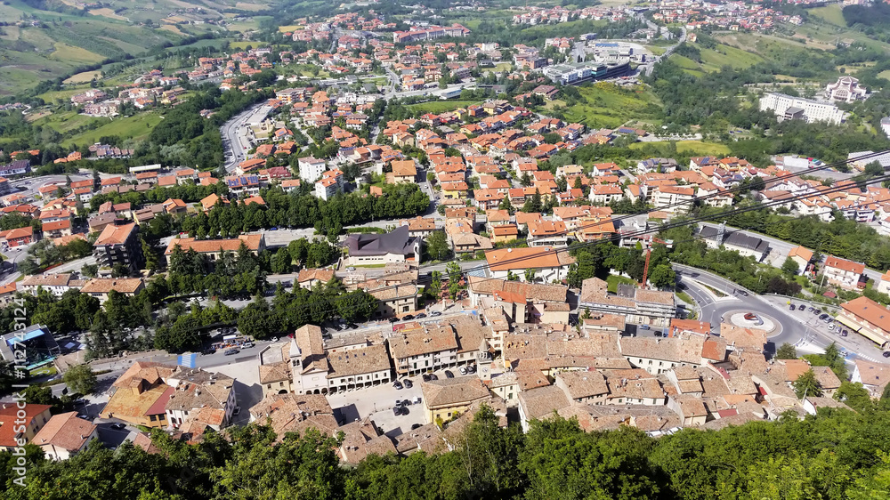Obraz premium The Republic of San Marino. General view