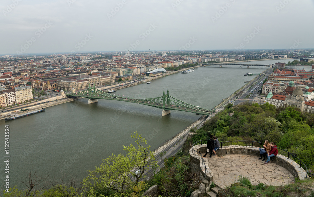 Fototapeta premium River Danube in Budapest Hungary 07