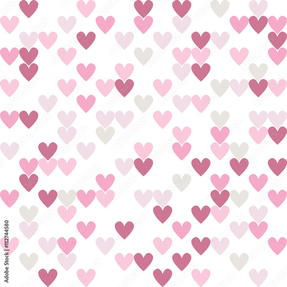 background from hearts