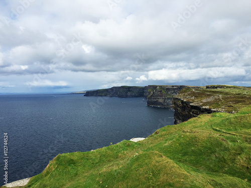 irish coastal landscape in county clare