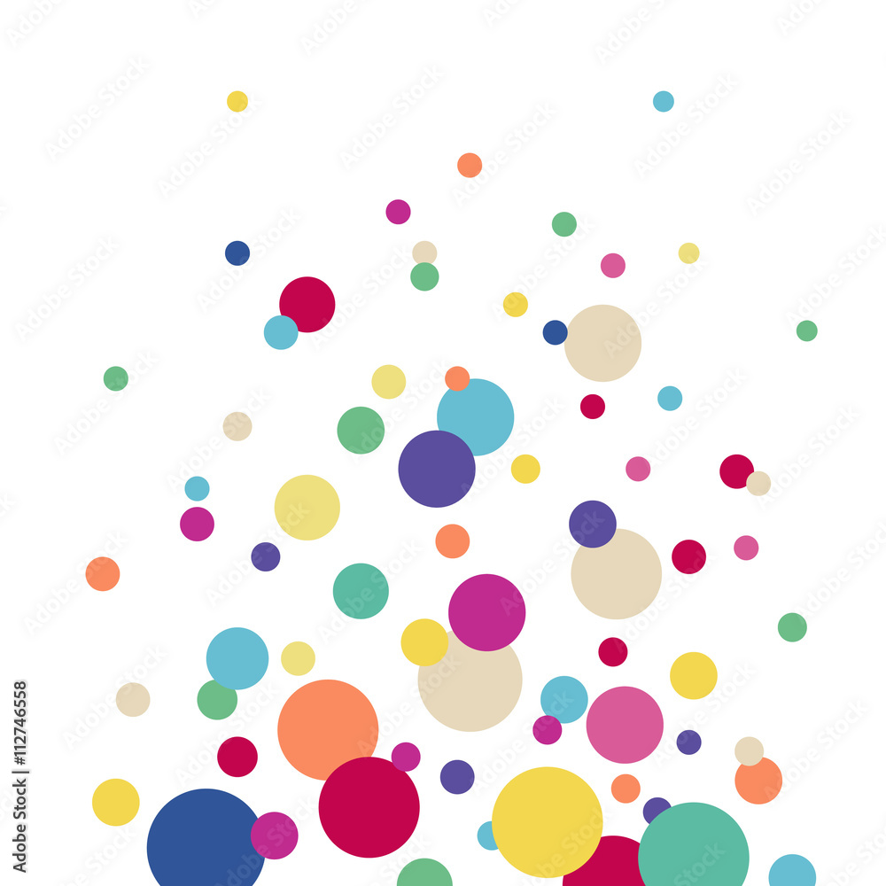 Vector abstract background. Abstract background with colorful circles.