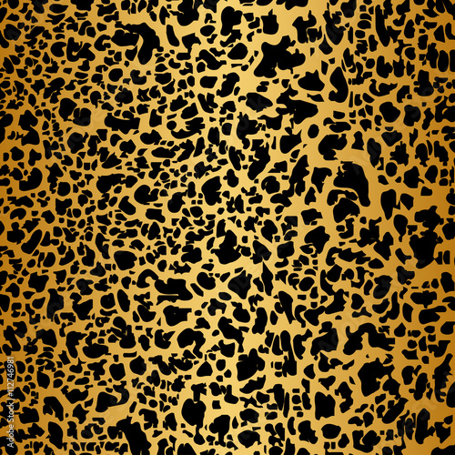 Vector leopard print texture background