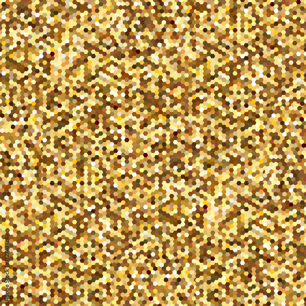 Hexagonal Gold glitter seamless pattern for holidays design. Abstract background for fashion design, glamour and other Hexagonal Gold glitter seamless pattern for holidays design. Abstract background for fashion design, glamour and other
