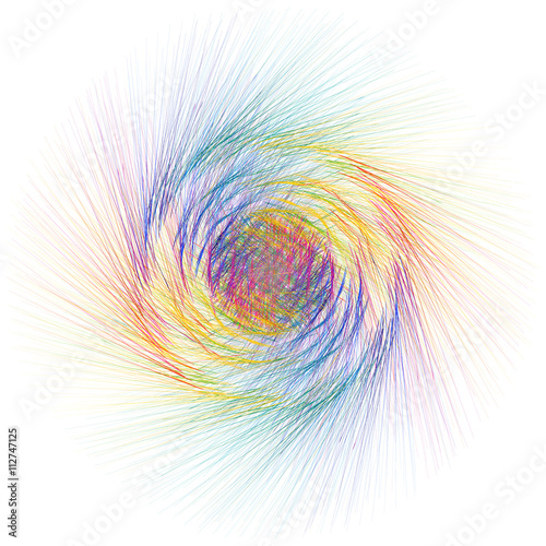 Abstract colorful swirl lines background