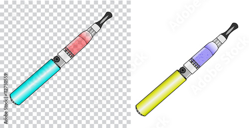 Vector illustration of vaporizer