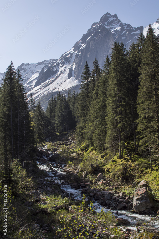Fototapeta premium Combe madame - Massif de Belledonne - Isère.