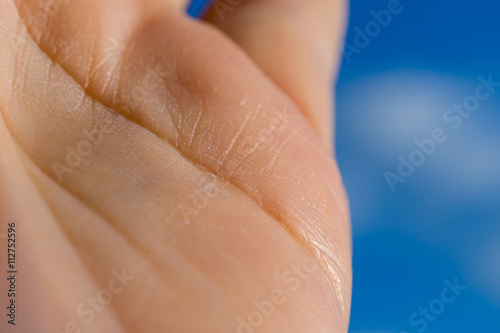 peau de la main