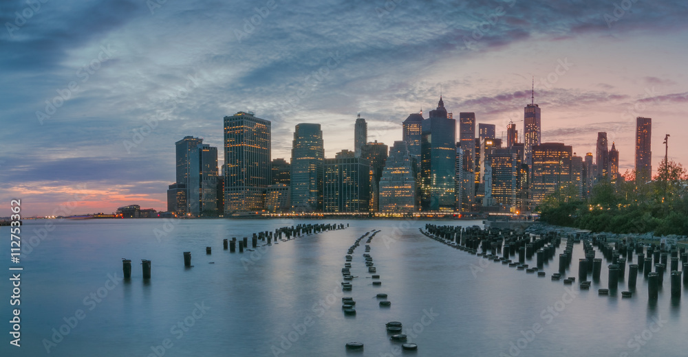 Fototapeta premium Manhattan, Nueva york