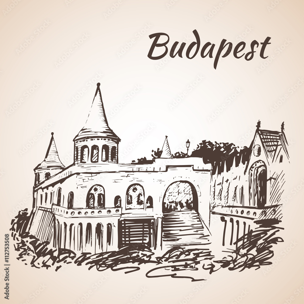 Fototapeta premium Fisherman's Bastion - Budapest, Hungary