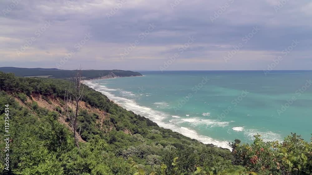 Aerial view to beautiful coastline
Aerial view to beautiful coastline