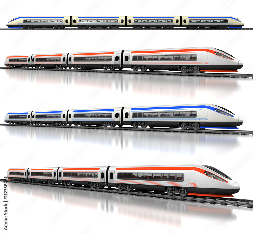 High speed train set 2025