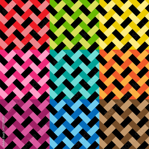 Vector seamless pattern. Modern stylish texture.