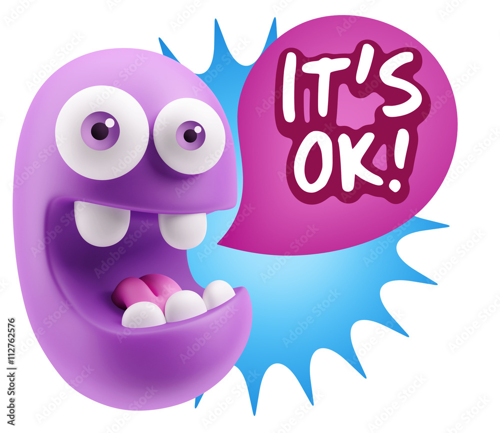 3d Illustration Laughing Character Emoji Expression saying It's 3d Illustration Laughing Character Emoji Expression saying It's
