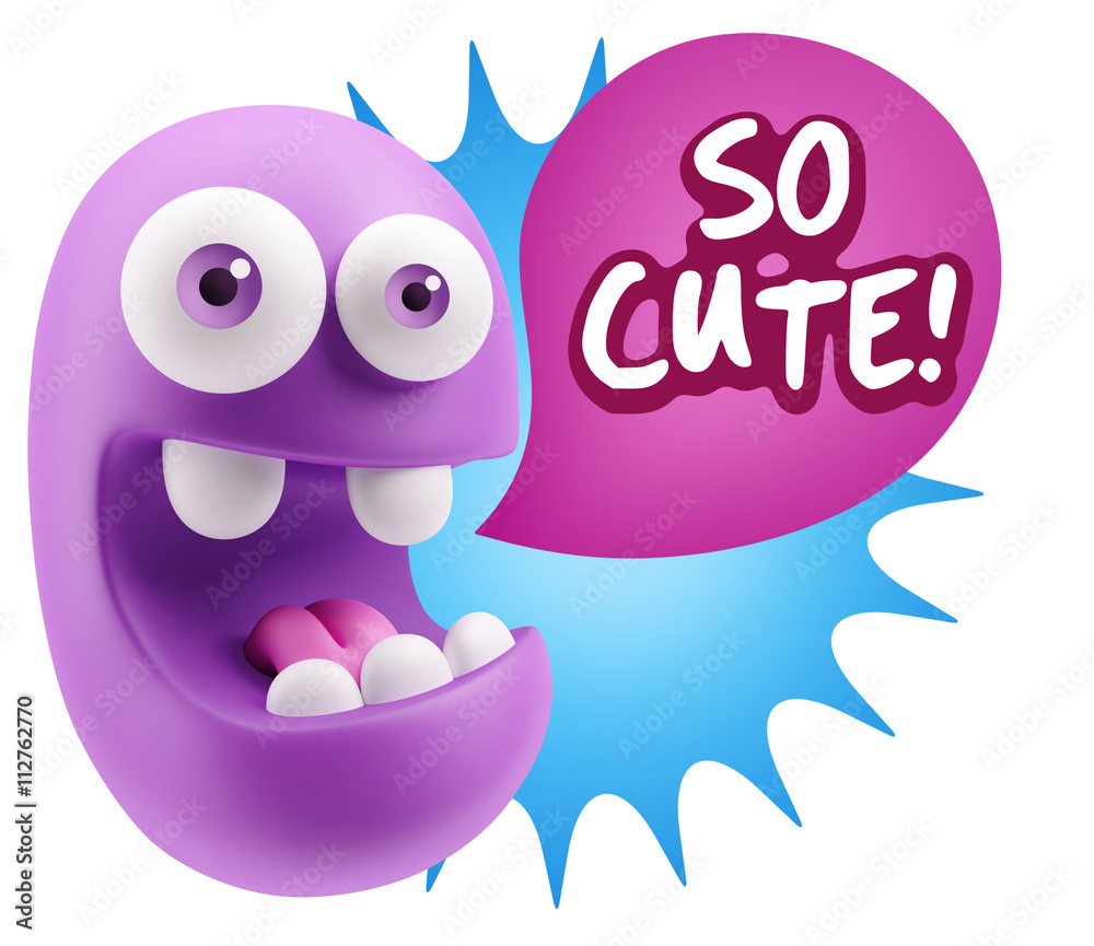3d Illustration Laughing Character Emoji Expression saying So Cu 3d Illustration Laughing Character Emoji Expression saying So Cu