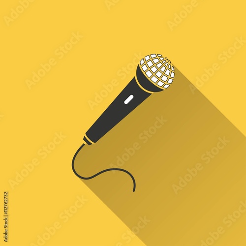Microphone vector icon.
