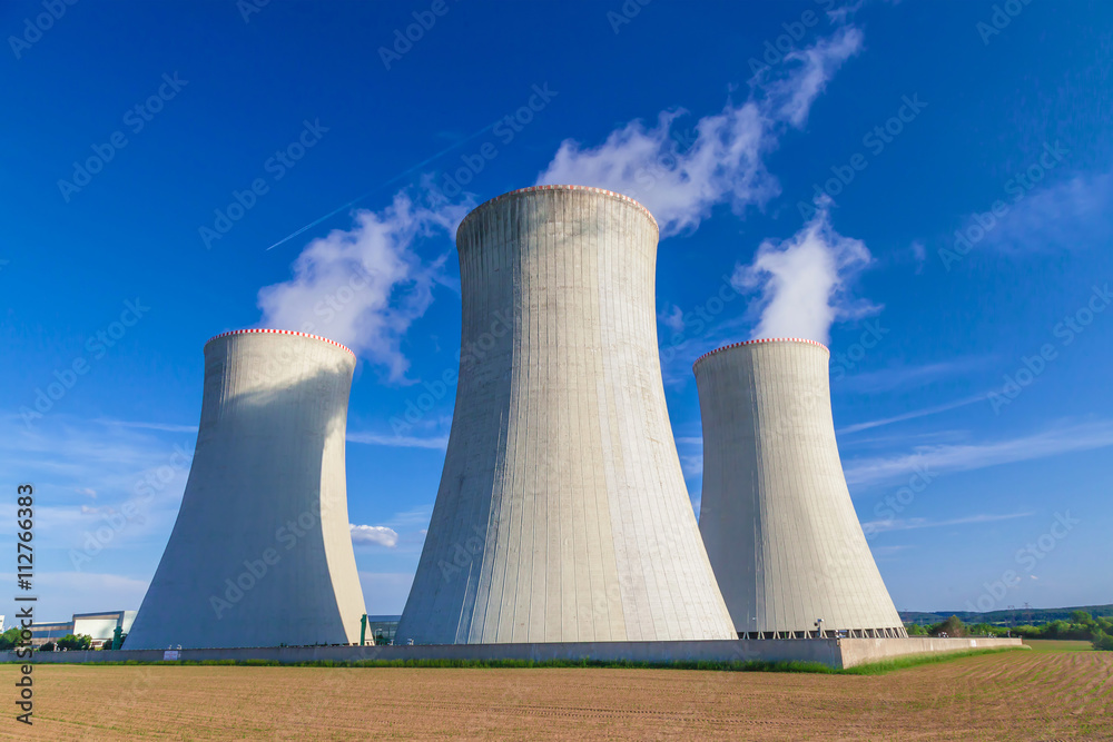 Nuclear power plant Dukovany in Czech Republic Europe