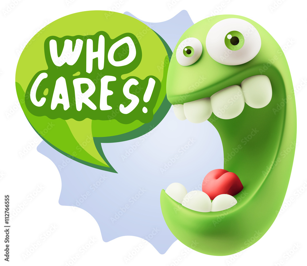 3d Illustration Laughing Character Emoji Expression saying Who C 3d Illustration Laughing Character Emoji Expression saying Who C