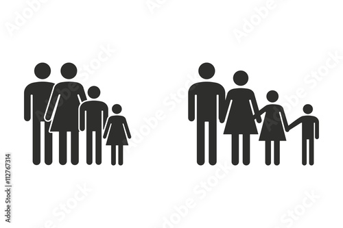 Family - vector icon.