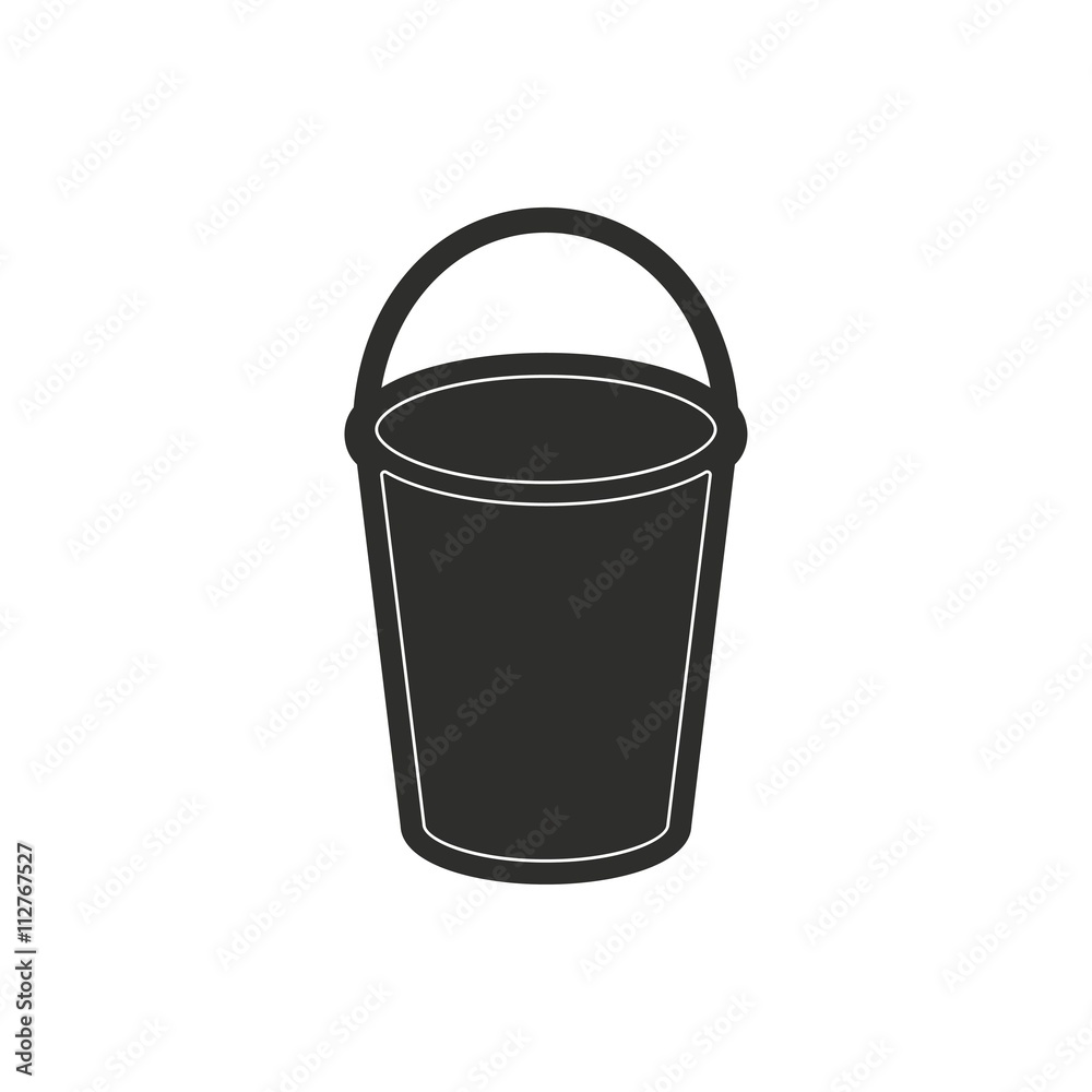 Bucket - vector icon. Bucket - vector icon.