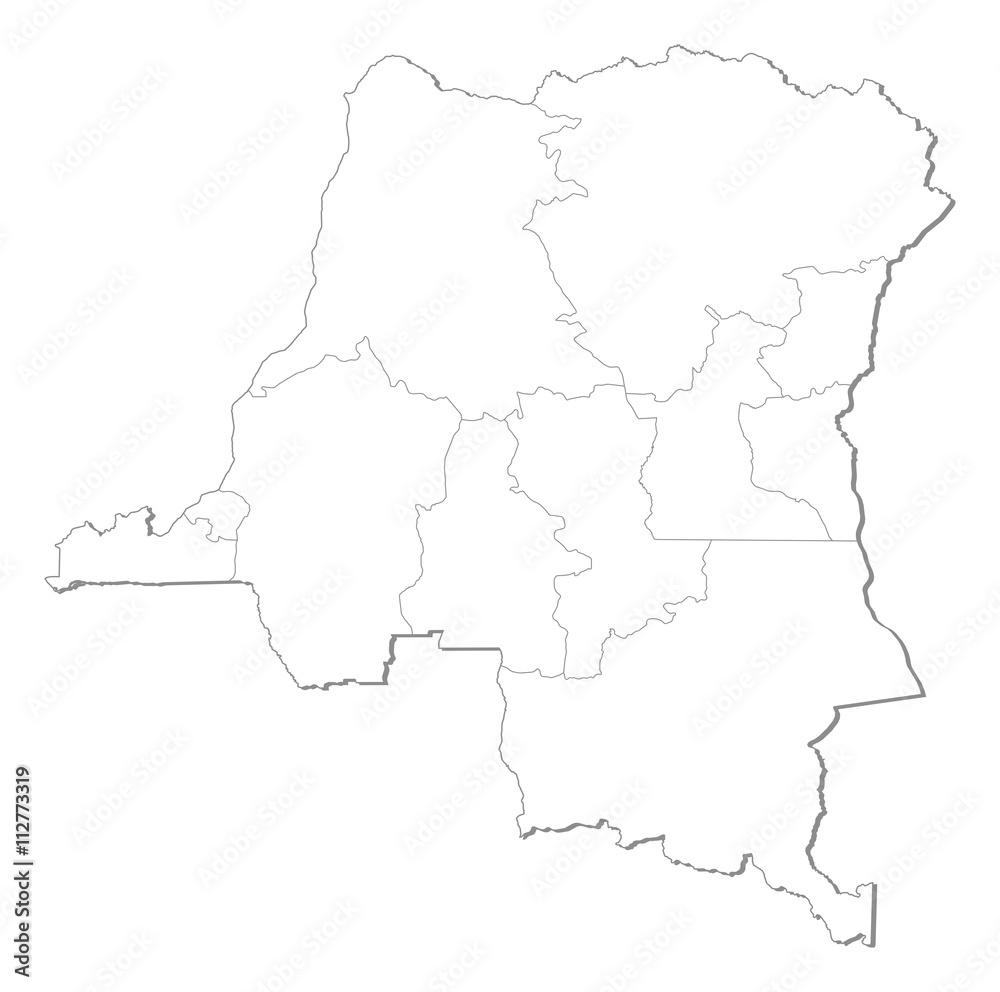 Map - Democratic Republic of the Congo