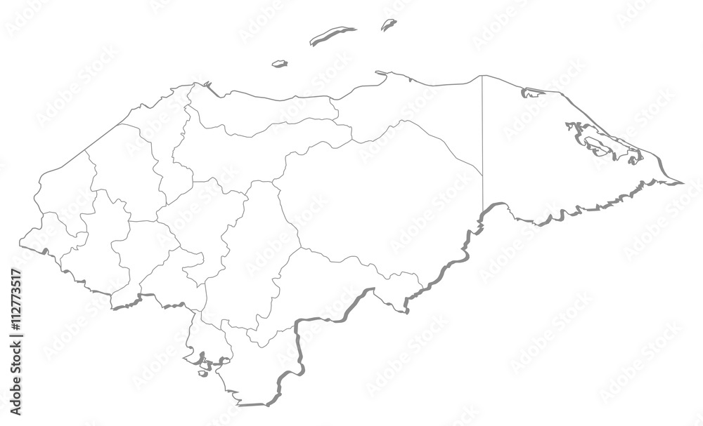 Map - Honduras