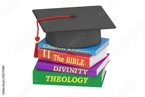 Valokuva Theology education, 3D rendering