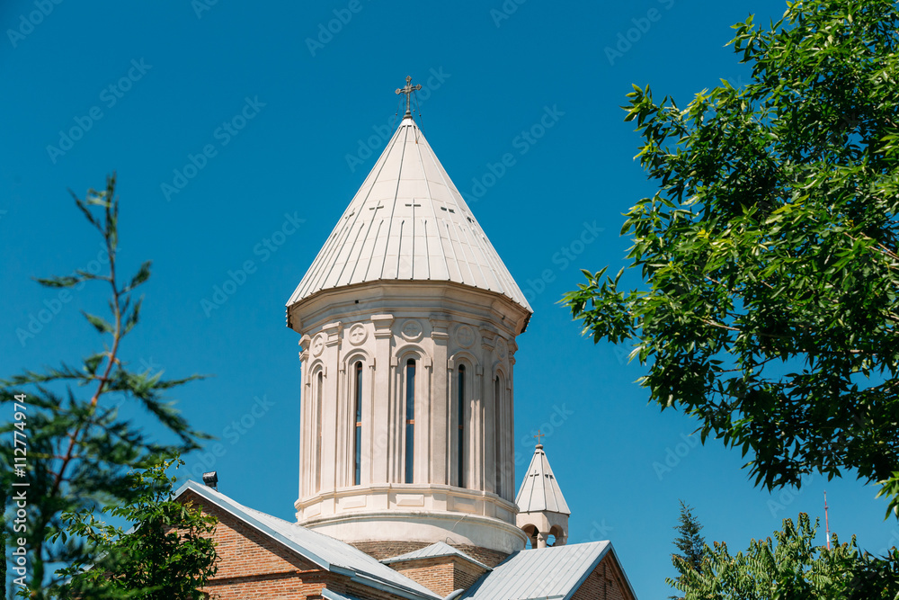 Tbilisi Sioni Cathedral, Georgia. Cathedral of Saint Mary of Zio - obrazy, fototapety, plakaty 