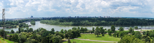 View from Kalemegdan Park, Belgrade, Serbia