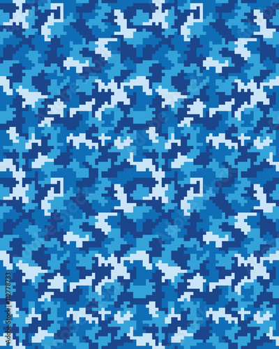 Seamless digital fashion camouflage pattern, vector © Design Studio RM