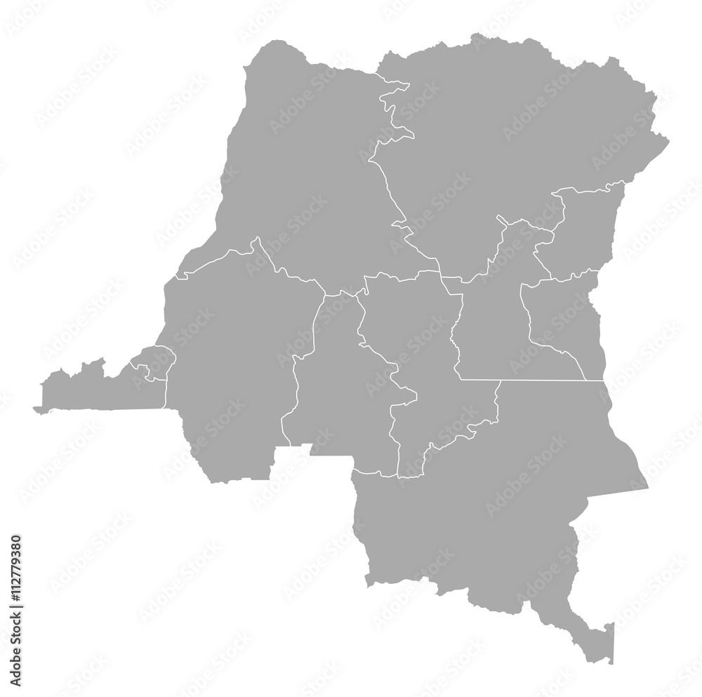 Map - Democratic Republic of the Congo