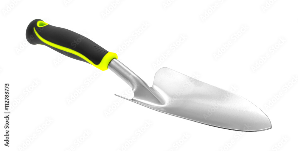 Garden trowel on a white background Garden trowel on a white background